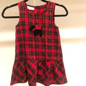 Samara red plaid dress